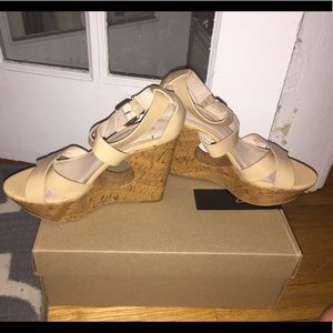 BCBG wedge heels